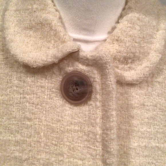 J.Crew Jacket cream / off white - tagless but classic size 2 - Picture 3 of 4